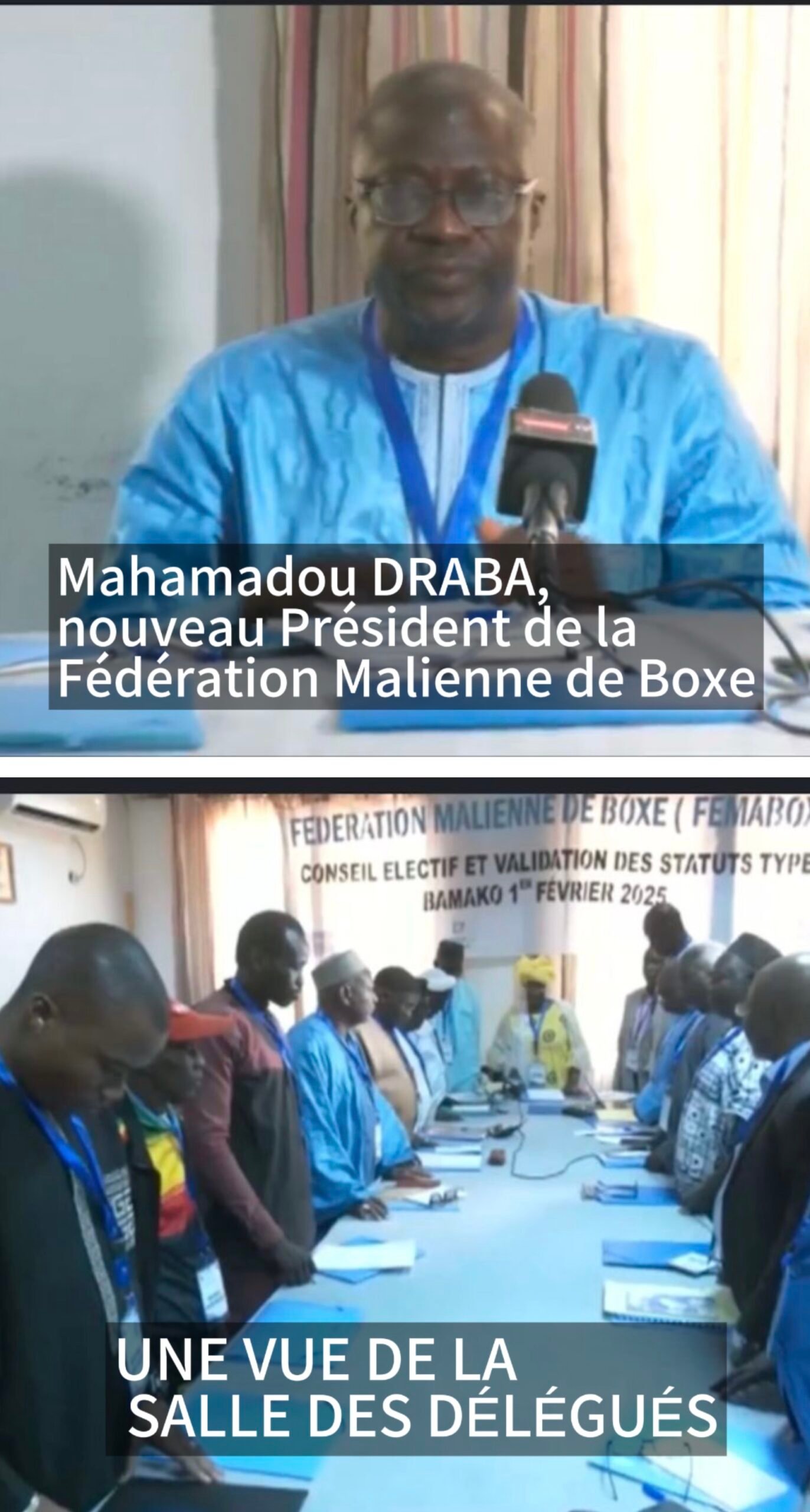 SPORT/LA FÉDÉRATION MALIENNE DE BOXE : MAHAMADOU DRABA ÉLU PRÉSIDENT !